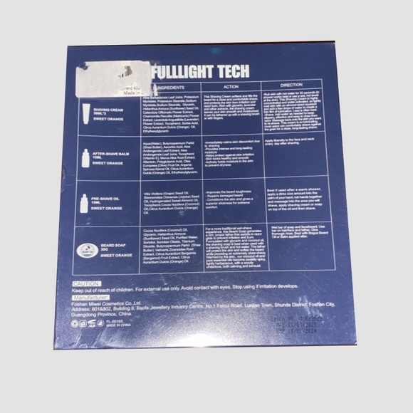 Fulllight Tech Grooming Fulllight Tech Shaving Kit Shaving Cream